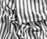 Black and White Stripe Tablecloth