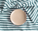 Green Striped Tablecloth