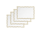 Beige Placemats - Embroidered