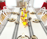 Cotton Striped Tablecloth - Rectangle Tablecloths