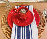Restaurant Napkins - Set of 6 Bistro Napkins