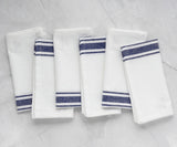 Blue and White Napkins - Fabric Napkins