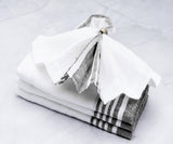Black Striped Napkins