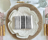 Black Striped Napkins