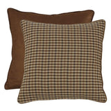 Clifton Houndstooth & Suede Reversible Euro Sham