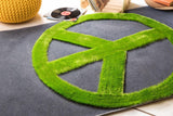 Yablanitsa Orange Knitted Pouf
