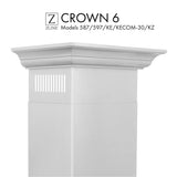 Crown Molding 6 Wall Range Hood Stainless, CM6-587/597/KE/KECOM-30/KZ