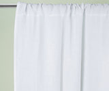 100 % Linen Curtains - White Curtains