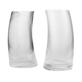 Set of 2 Curvy Cocktail Glasses 8oz