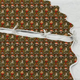Printed Scalloped Christmas Tree Skirt