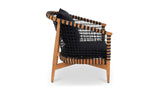 Kuna Outdoor Lounge Chair Black