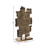 Patina Aged Brass Sculpture