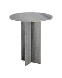 Harmon Gray Marble Accent Table
