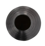 Chiseled Black Bell Vase- Small