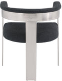 Romeo - Boucle Dining Chair With Silver Base (Set of 2)
