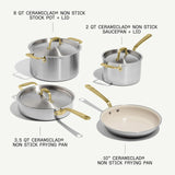 MADE IN CeramiClad® 2.0 Non Stick Cookware Set