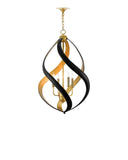 Trephine Black & Gold Chandelier