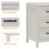 Wholesale 3 Drawer Dresser Modern Wood Dresser with Raised Panel