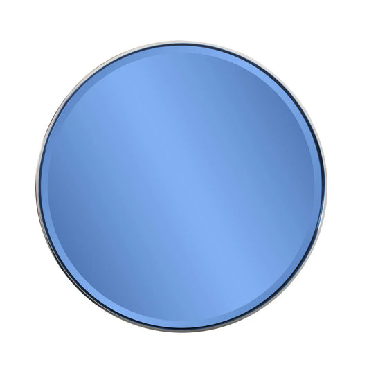 Broidy Round Mirror- Sapphire Blue