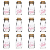 Printed Vintage 3.8 oz. Milk Bottle Favor Jar - It's A Girl