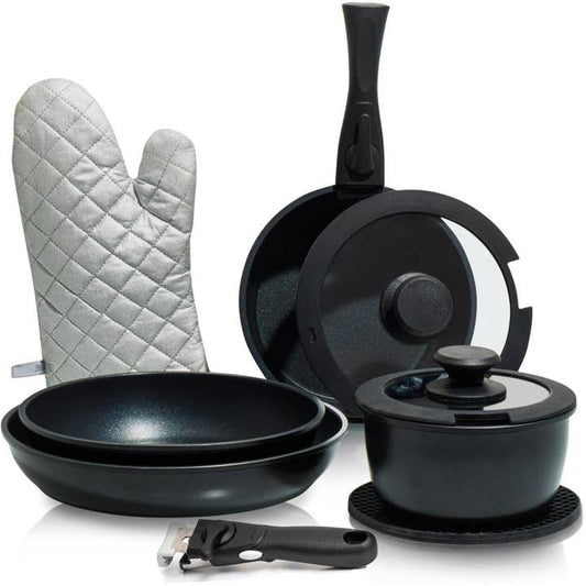 Moss & Stone 10-Pc Nonstick Cookware Set