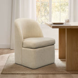 Cube-Inspired Dining Motion Chair, Taupe