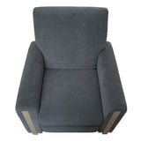 Modern High Back Recliner Chair For Living Room, Grey*