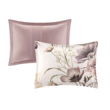 Shabby Chic Floral Comforter/Duvet Cover Set, Blush