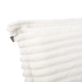 Puff Ottoman Cover Shar Pei White/Natural -Cover Only