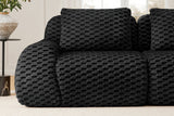 LAURENT 146" 4-Seater Sofa with 2 Ottomans