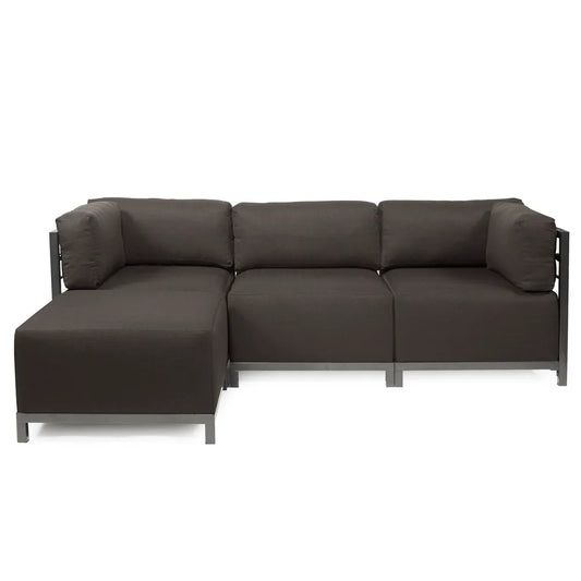Axis 4pc Sectional Seascape Charcoal Titanium Frame