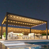 Aluminum Outdoor Pergola with Independent Louvered