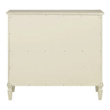 European Country Style Farmhouse 4-Drawer Dresser, Cream *