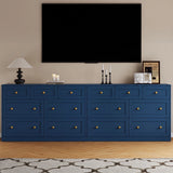 7 Drawer Dresser, 47'' Wide Modern Chest of Drawers