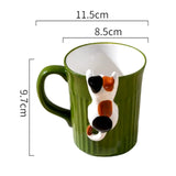 Cute 3D Cat Ceramic Mug for Coffee & Tea