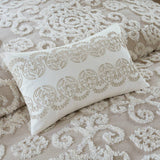Wholesale Tufted Medallions Comforter/Duvet Cover Set, Taupe