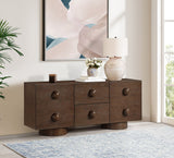 Bubble - Rubberwood with Oak Veneer Sideboard / Buffet