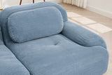 MIA 117'' 3-Seater Sofa with 1 Ottoman
