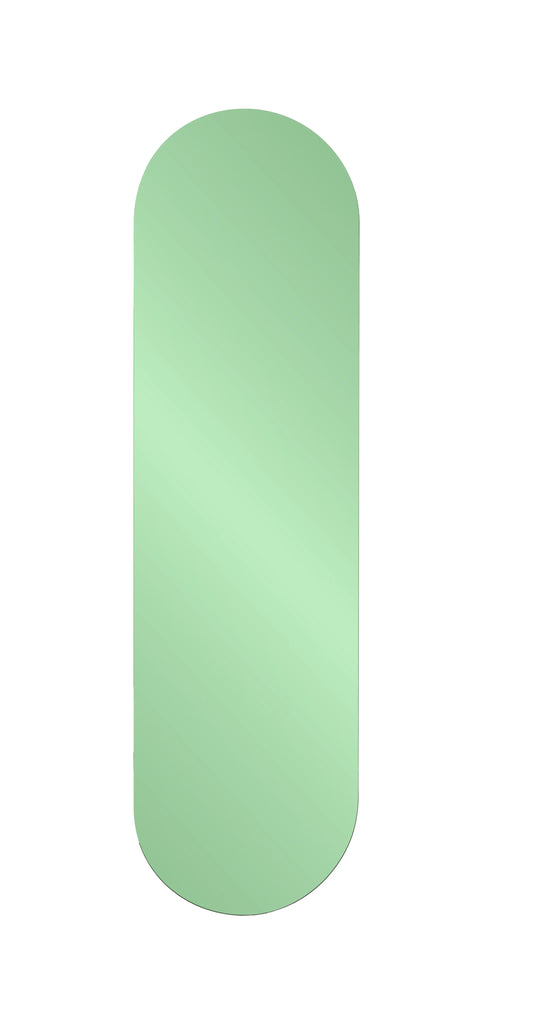 Balducci Oval Emerald Green Mirror Long