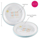 Twinkle Twinkle 9 in. Premium Paper Plates (Set of 16)