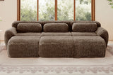 MELLOW 114" 3-Seater Sofa with 3 Ottomans