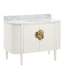 Briallen 48" White Vanity with Oval Undermount Sink