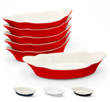 Kook Ceramic Au Gratin Baking Dish Set of 6