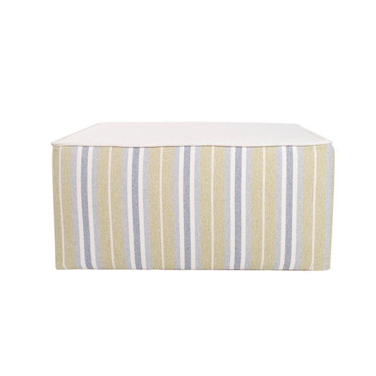 Indoor/Outdoor Universal Square Ottoman Dune Moss Cover Only