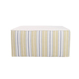 Indoor/Outdoor Universal Square Ottoman Dune Moss Cover Only