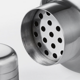 Silver Stainless Cocktail Shaker Set with Rack