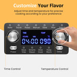8 Quart Slow Cooker Roaster Oven, 12 in 1 Multi-Cooker Food
