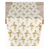 French Home Sugarbird Table Runner - Chartreuse