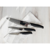 Titan 3-Piece Kitchen Knife Set - Black