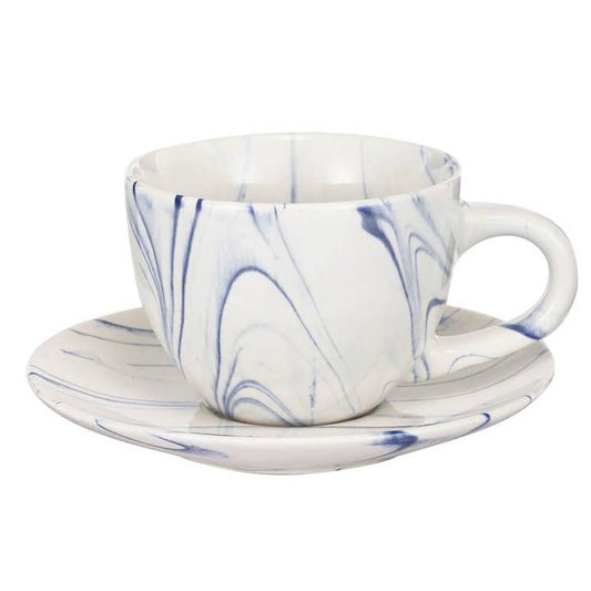 Artist Fare Cup & Saucer Set of 2 for Tea & Coffee